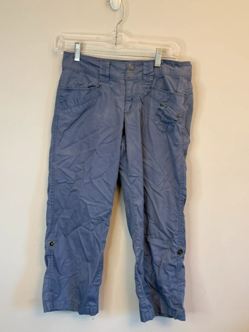 Y2K Natural Reflections Capri Cargo Pants